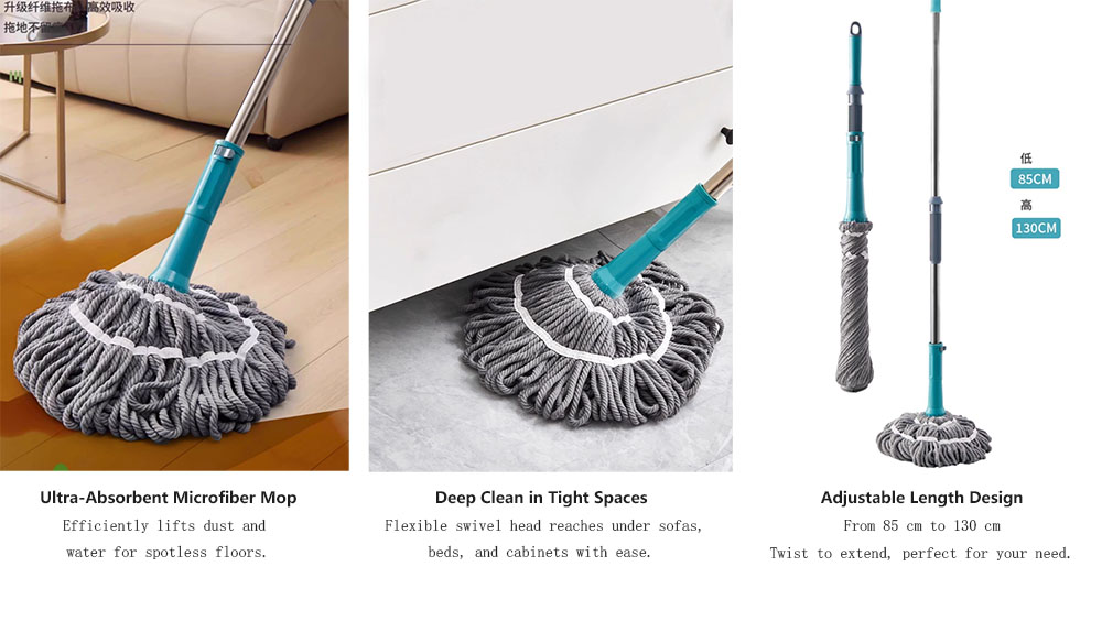 Self-Wringing Rotating Mop Production