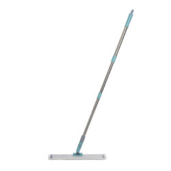 Compact Aluminum Flat Mop, 360 Swivel Head, Microfiber Pad, OEM