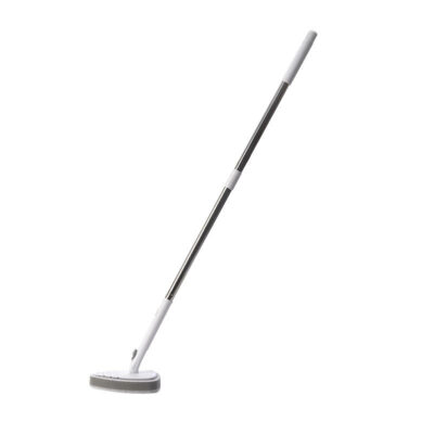 Long Handle Bathroom Cleaning Brush with Sponge & Bristle Head