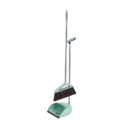 Hair-Free Soft Broom and Dustpan Set, Comb Teeth Filter, PET Bristles