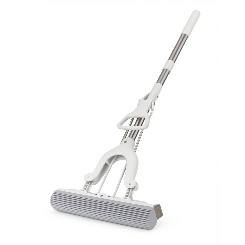 Double-Fold PVA Sponge Mop, High Absorbency Mop for Floor