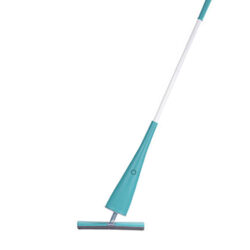PVA Sponge Mop, 4-Side Squeeze, Built-in Cleaner, Standing Storage