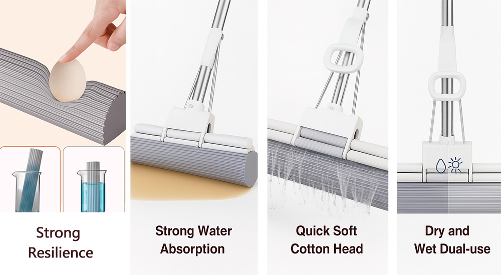 JX7330 Foldable PVA Mop