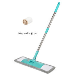 Flat Mop for Tile & Wood Floors. Dry Wet microfiber floor mop