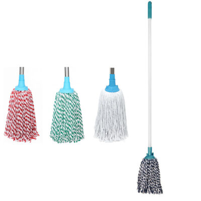 55cm Microfiber Twist Mop, Large Head, Stainless Steel Handle