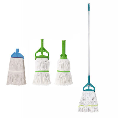 Heavy-Duty Cotton String Wax Mop, Industrial Absorbent Mop