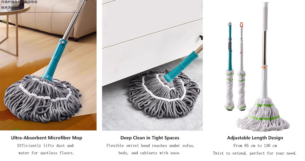 Cotton Yarn Twist Mop Production