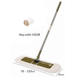 Commercial Wide Flat Mop, Gym Stadium, Large Area Floor Cleaning