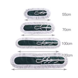 Flat Mop Refill Pads, Cotton Yarn, Heavy-Duty, Wide Coverage