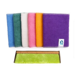 Bamboo Fiber Dishcloth, Antibacterial, Oil-Free, Washable