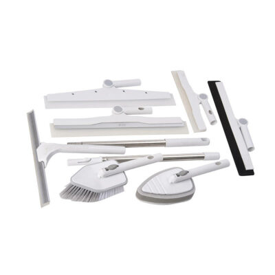 Modular Cleaning Tool Kit, Brush & Squeegee Heads for home Cleaning
