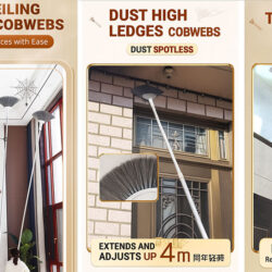 Premium Lambswool Duster with Flexible Head & Wooden Handle